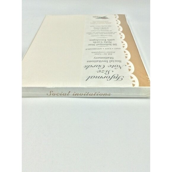 Vintage Notecards Blank 50 ct Note Cards Laser Ink-Jet Printer Printable - Picture 6 of 6